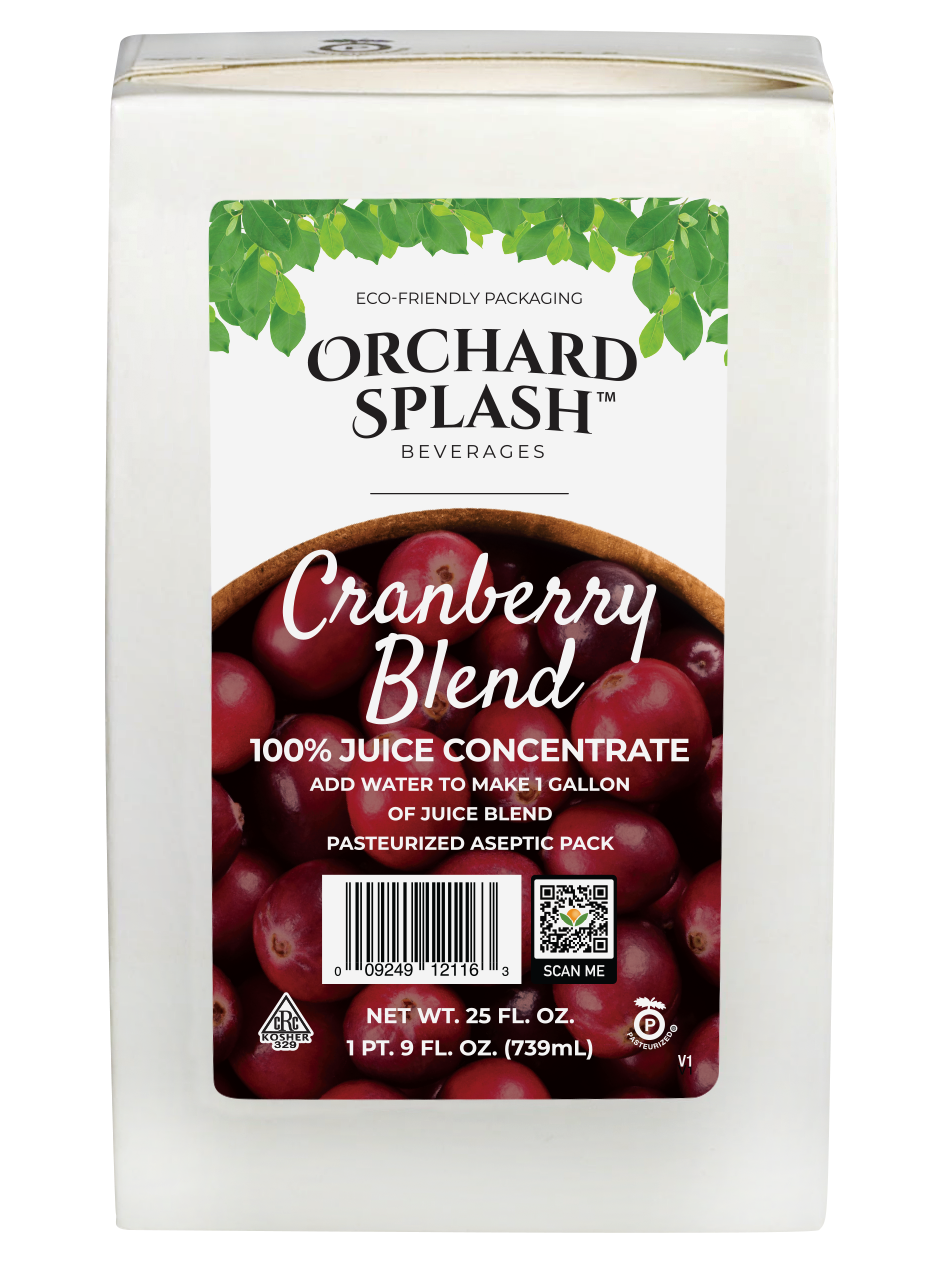 25oz Orchard Splash 100% Cranberry Juice Concentrate (Case of 12 Pcs.)